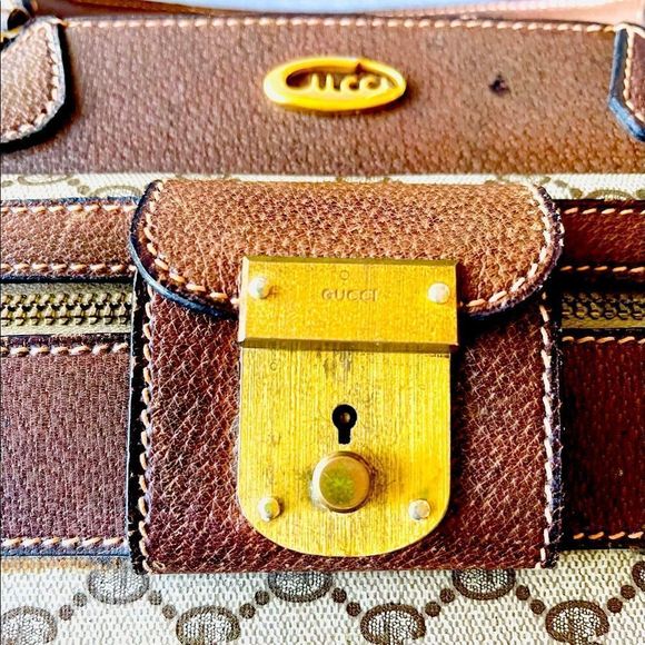 GUCCI AUTHENTIC VINTAGE 50’s SUITCASE - Picture 8 of 16